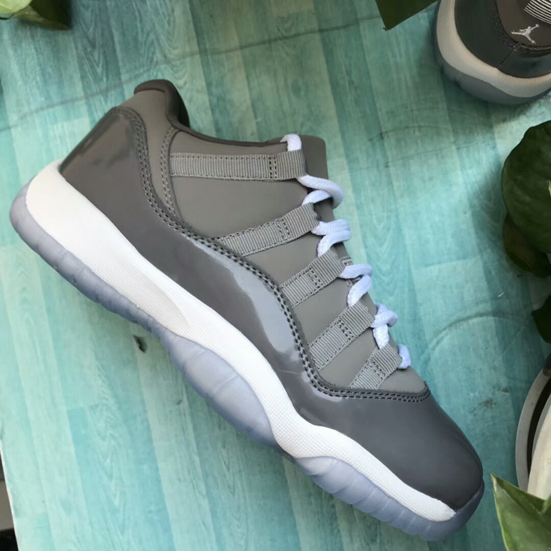 Authentic Air Jordan 11 Low Cool Grey women